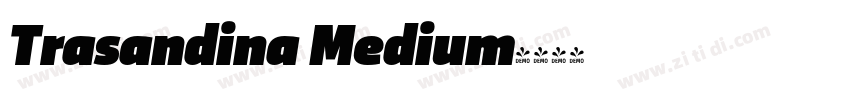 Trasandina Medium字体转换